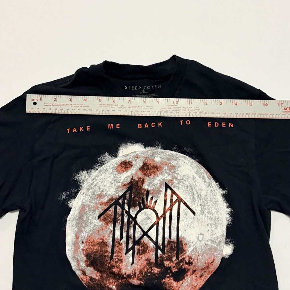 Sleep Token Take Me Back to Eden Album Track List Shirt Black Small Rock Tour - Picture 3 of 6